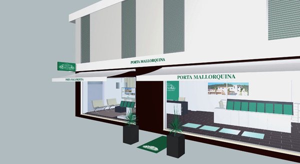 Visualisation Of The New Porta Mallorquina Estate Agency In Port D Andratx Porta Mondial