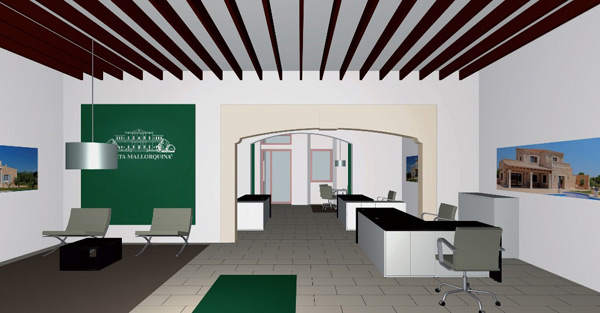 Visualisation Of The New Porta Mallorquina Estate Agency In Santanyi In Majorca Porta Mondial